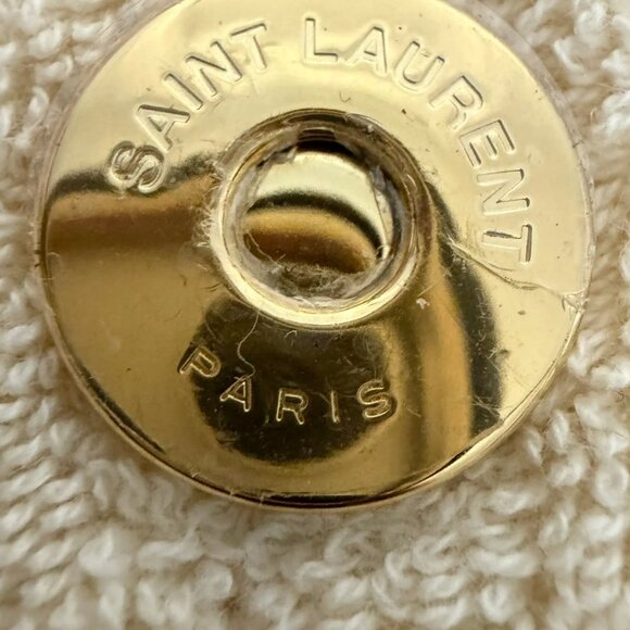 Saint Laurent Quilted Terry Jaime Crossbody Bag - Picture 12 of 16